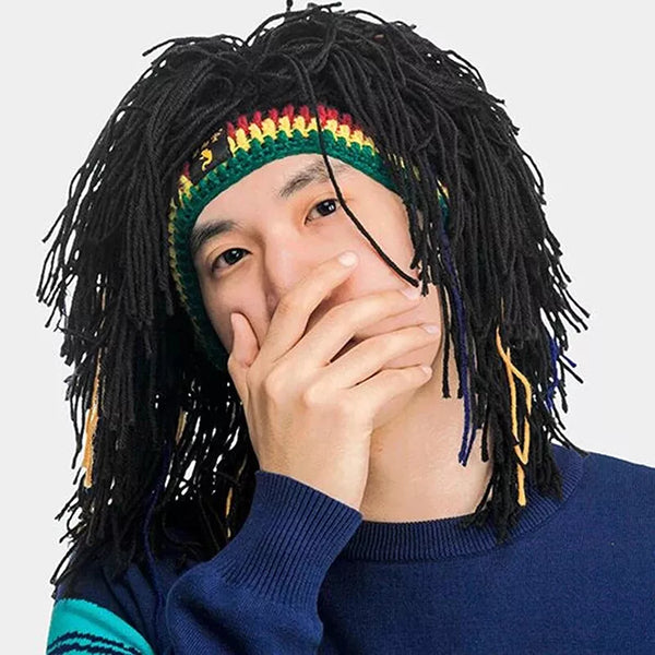 Mütze mit Rasta Reggae Dreadlocks