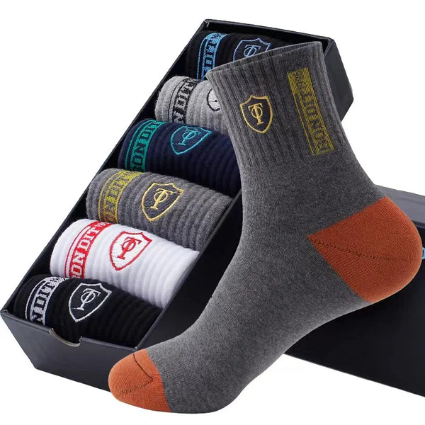 Herren atmungsaktive Baumwoll Sportsocken (5 Paar)