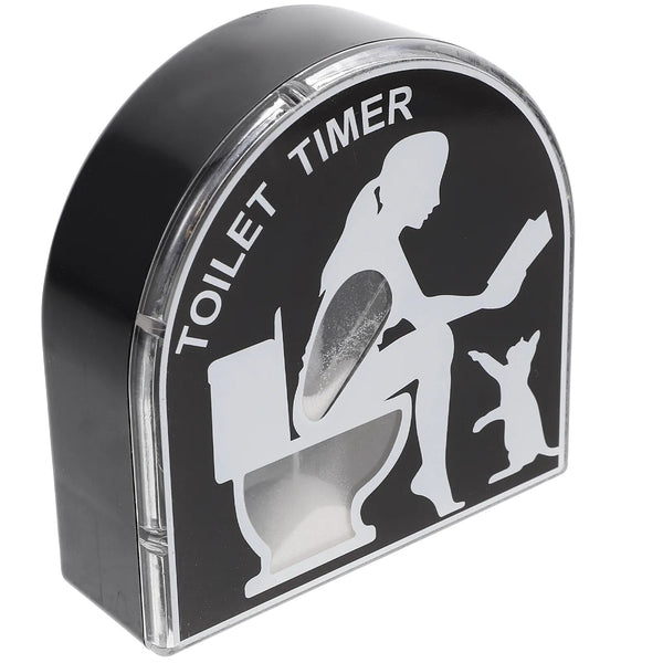 Hourglass for the toilet