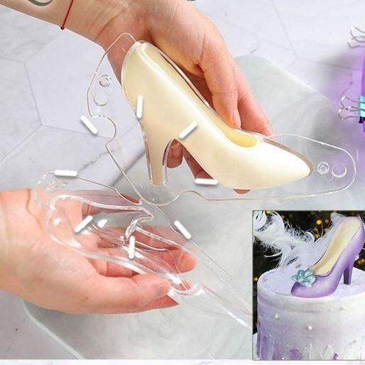 3D essbare High Heels Schokolade Form