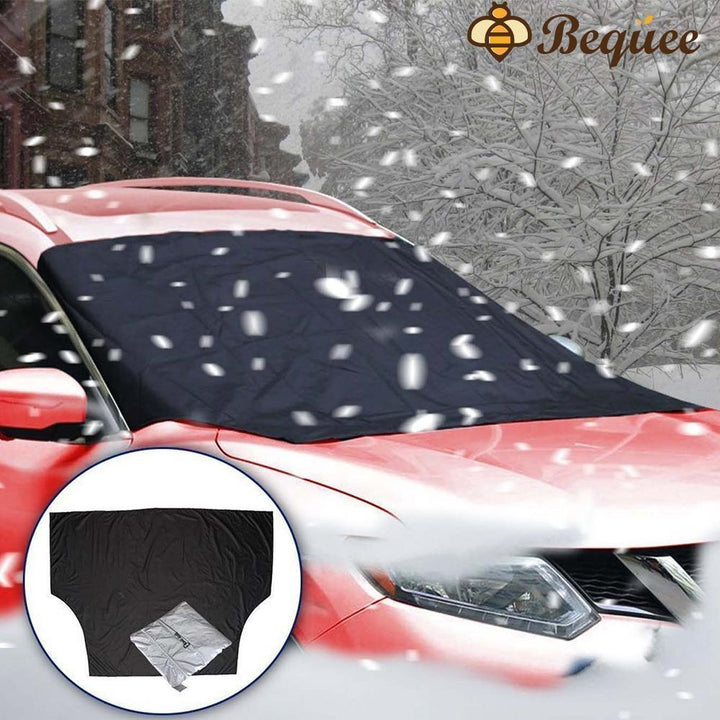 Ibuloule Windschutzscheiben-Schneedecke,Magnetische Auto-Windschutzscheibenabdeckung  für EIS und Schnee  Robuste Auto-Schneedecke, tragbarer Frostschutz für  jedes Wetter, Autos, Autos: : Auto & Motorrad