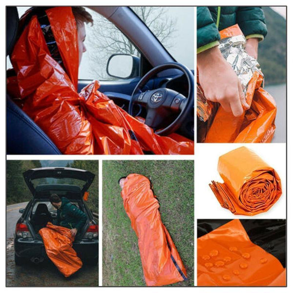 Waterproof emergency sleeping bag bivouac bag