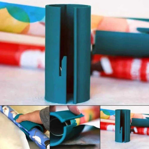 Perfectly cut wrapping paper cutter