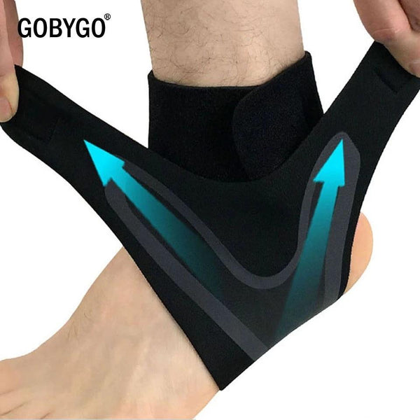 Adjustable elastic breathable ankle brace