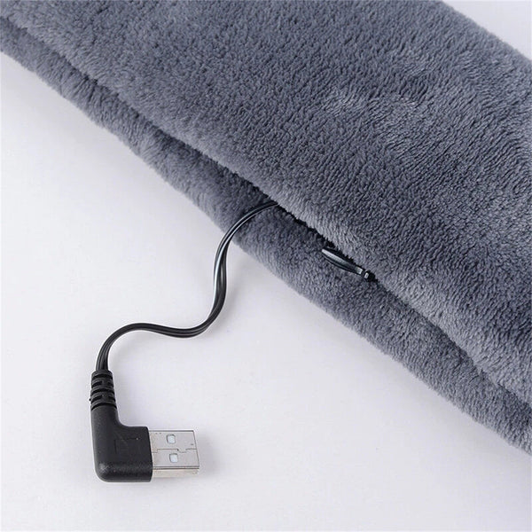 USB heating scarf with massage function