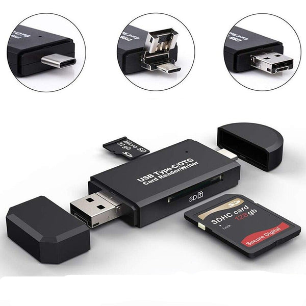 3-in-1 card reader