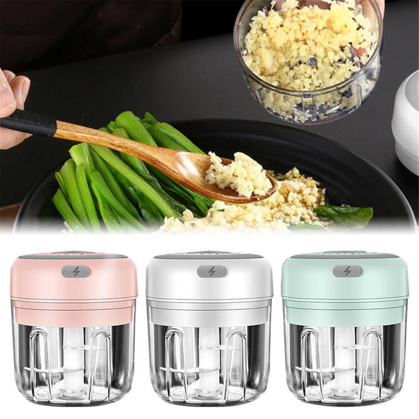 Electric mini garlic grinder