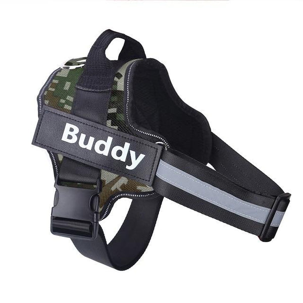 Personalized anti-pull dog harness