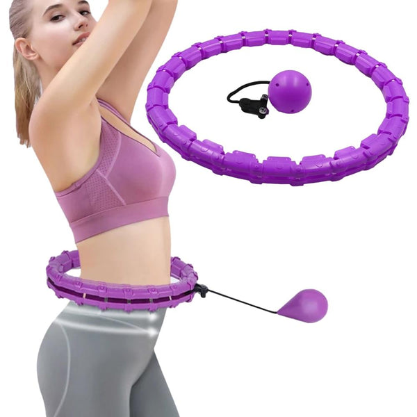 Smart Fitness Hoola Hoop with rotating weight