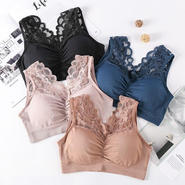 Trimzy - Comfort Super Elastic Breathable Lace Bra