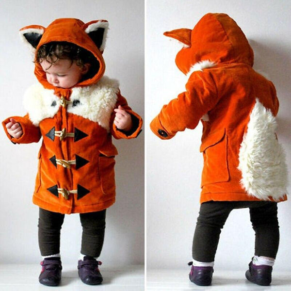 Children's winter jacket fox look