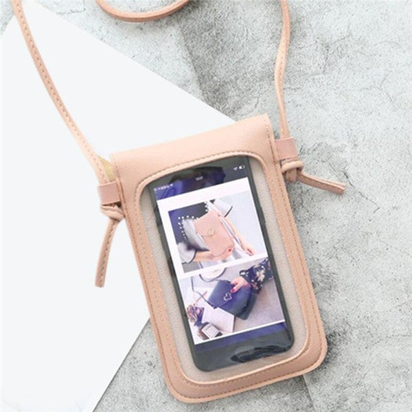 Touchscreen cellphone handbag