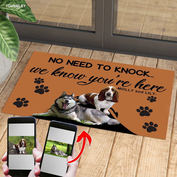 Personalized Dog Photo Doormat