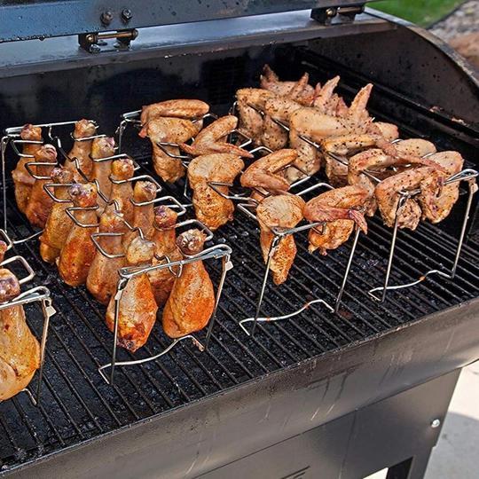 Chicken leg BBQ grill rack