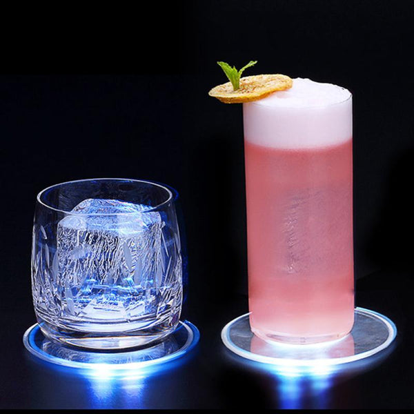 LED Untersetzer für leuchtende Cocktails