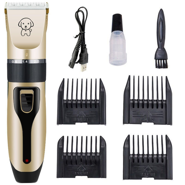 Electric quiet pet hair trimmer