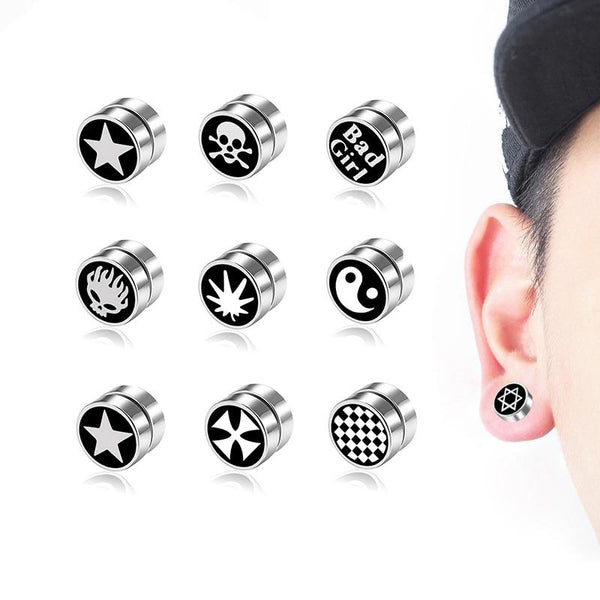 Magnetic Punk Earrings (No ear piercing required)