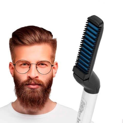 Multifunctional beard straightener comb