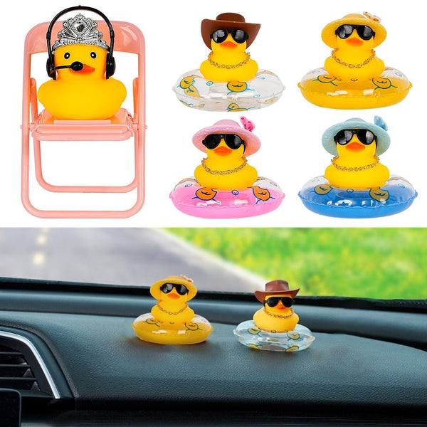 Rubber duck car decoration for the dashboard