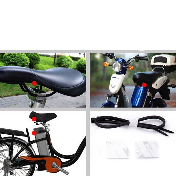 Bicycle & motorcycle alarm system with remote control