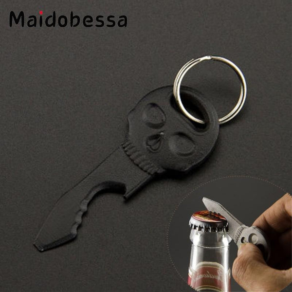 Skull key ring - bottle opener + screwdriver