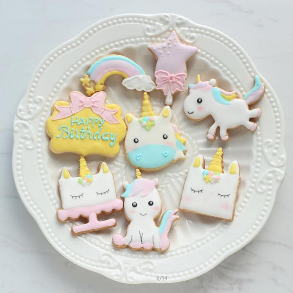 Unicorn cookie cutter set of 8